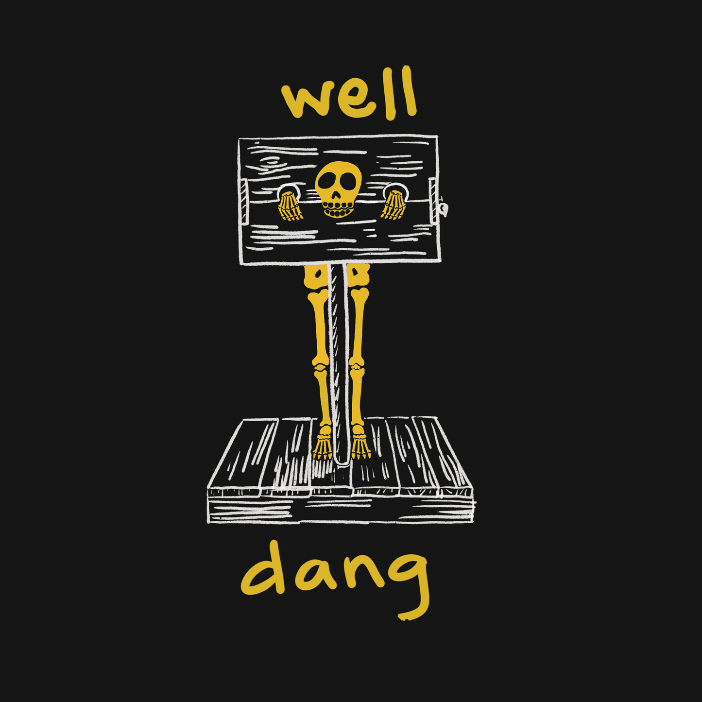 Eh bien, Dang- Tee-shirt pour hommes