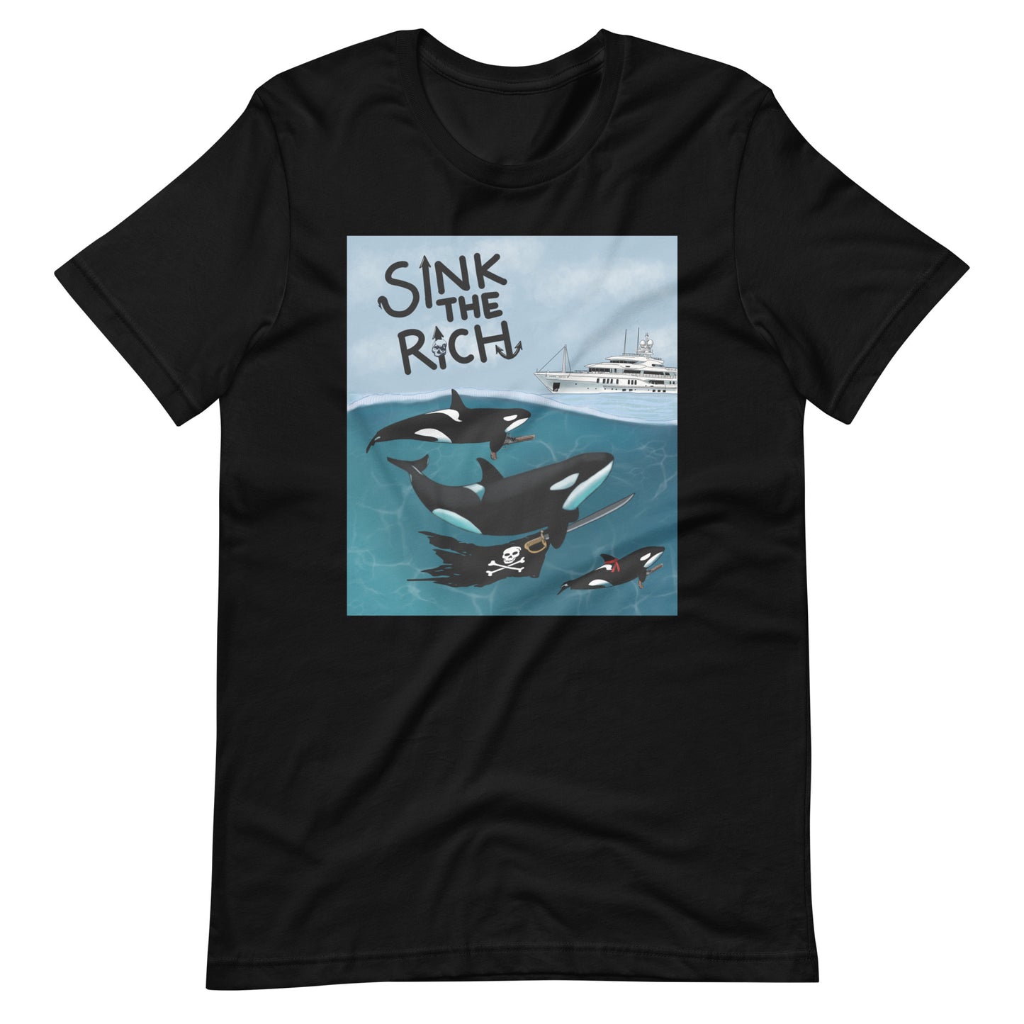 Couler les riches - Tee-shirt unisexe
