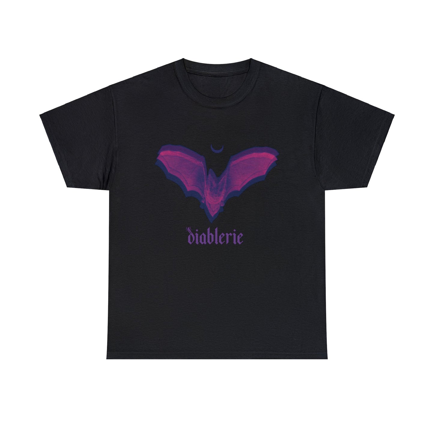 Anaglyph Bat (purple)- Unisex Tee