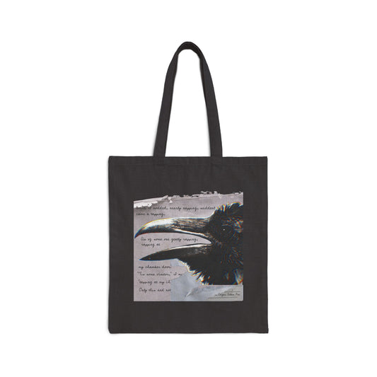 Raven- Canvas Tote Bag