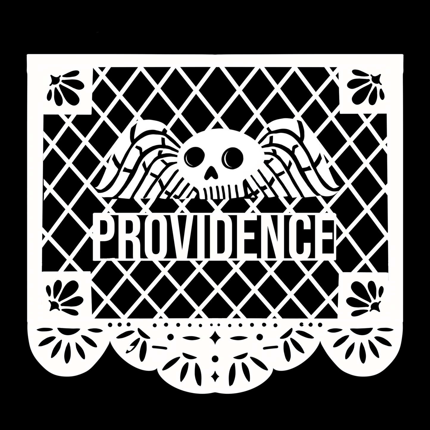 Day of the Dead (Papel Picado) Canvas Tote Bag- Providence