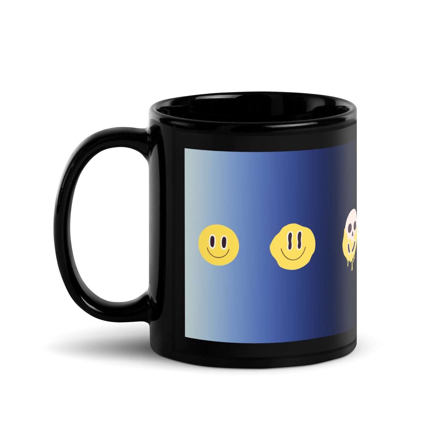 Live Free- Black Glossy Mug (11oz.)