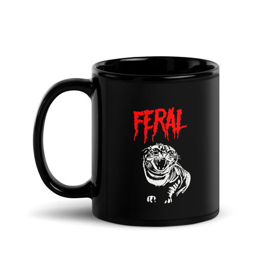 Feral - Black Glossy Mug (11 oz)