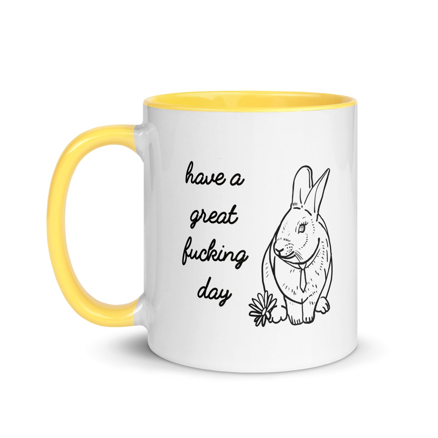 Have a Great F*cking Day- Mug with Color Inside (11 oz)